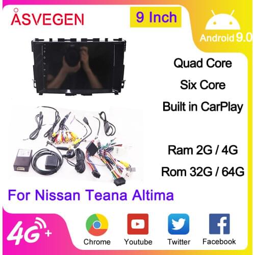 Android 9.0 Car Multimedia Player For Nissan Altima With 4G+64G Car GPS HIFI Navi Head unit Auto Radio