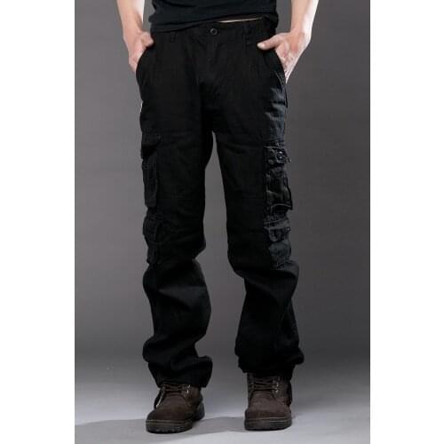 Cargo Pants Men Combat SWAT Army Military Pants Cotton Many Pockets Stretch Flexible Man Casual Trousers Plus Size 28- 38