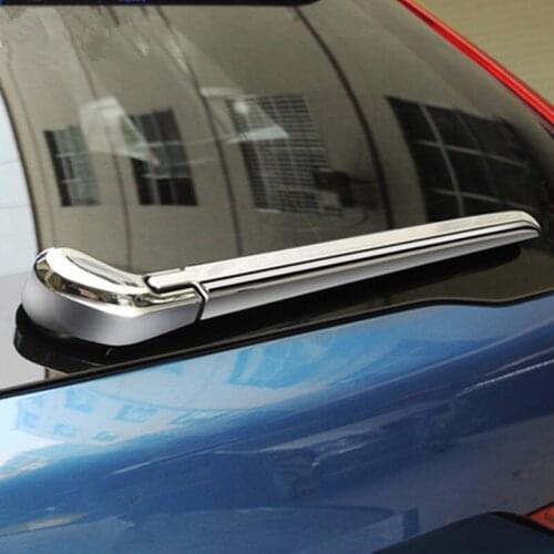 CNORICARC Chrome Rear Wiper Frame Decoration Cover Trim 2pcs For Volvo XC60 2018 2019 Car Styling Auto Acceaaories