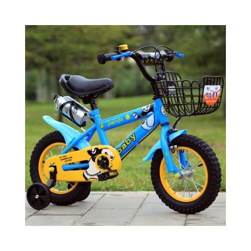 12" Kids Bike Tricycle 4 Wheels Balance Safety Baby Bike for 2.5-9 years old Safety Cycling Training Bicycle child tricycle