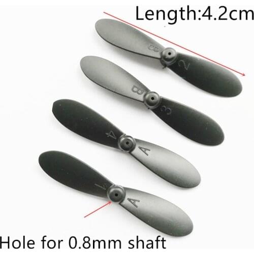 Length = 42mm Propeller Blade for S9 S9W S9HW Mini Foldable RC Drone Mini Foldable RC Quadcopter Pocket Drone 901S 901H 901HS