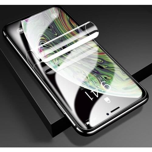 Hydrogel Film Screen Protector For iPhone 6 6S 7 8 Plus X XS 11 12 Pro Max 3Pcs Hydrogel Film For iPhone SE 2020 Soft Screen