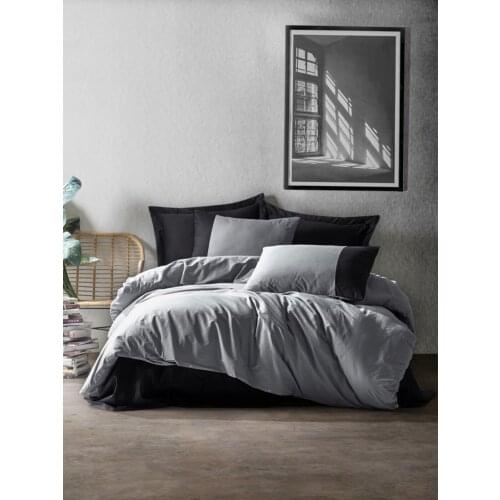 Cotton Box Plain Ranforce King Size Double Duvet Cover Set