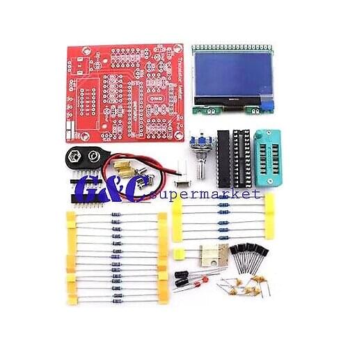 M328 LCD 12864 Transistor Tester DIY Kit Diode Triode Capacitance LCR ESR Meter diy electronics