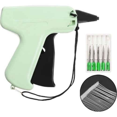 Price Tag Machine 1000 Barbs and 5 Needles Garment Handwork Tagging Guns Set Manual Clothes Sewing Craft Tools
