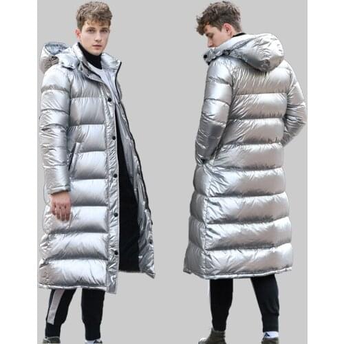 Winter Jacket Men 90% White Duck Down Coat Long Thicken Men Parkas Hooded Men Jacket Mens Winter Jackets Doudoune Homme WPY1707