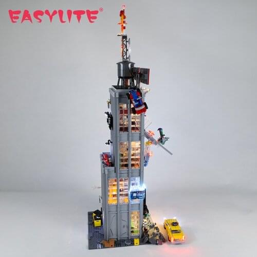 LED Light Set For 76178 Daily Bugle Blocks Bricks DIY Toy Only Lighting Kit NOT Include Model