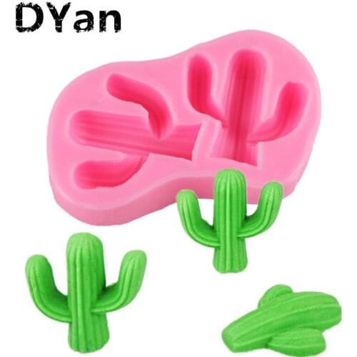 New Desert Prickly Pear Cactus Fondant Cake Mold Chocolate Mold DIY Cake Baking Decoration Silicone Mold