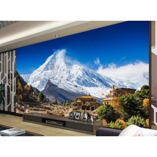 Wallpaper mural photo wallpaper 3d wallpaper mountain landscape 3d mural wallpaper