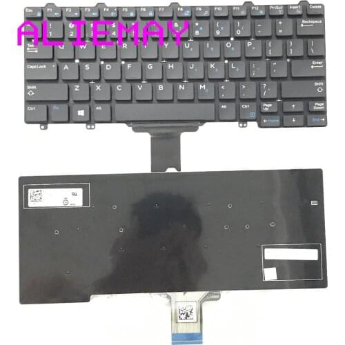 Brand new original laptop US keyboard for DELL LAITITUDE12 7250 7250 5250 7270 5270 3150 3160 7275 laptop 0MJ8HY