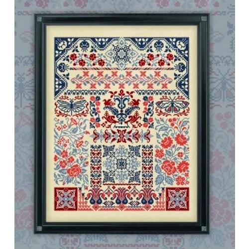 In the southern part of the puzzle 44-54 Cross Stitch Set Cross-stitch Kit Embroidery Needlework Craft Packages Fabric Floss