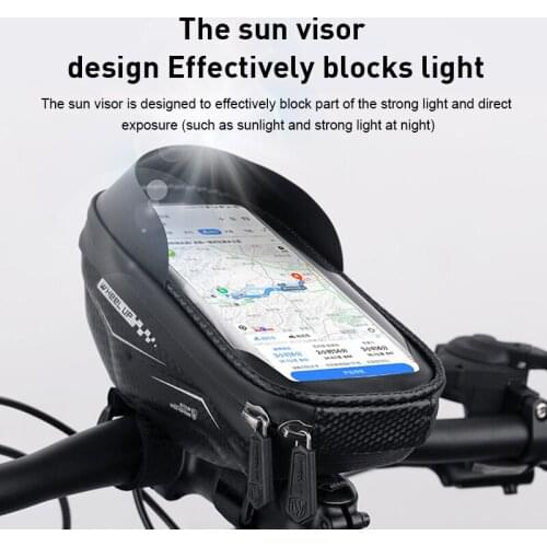 WHEELUP Bike Cycling Touchscreen Bag Top Front Tube Frame Bag TouchScreen Phone Case Waterproof Bicycle Accessories
