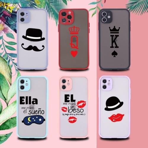 Funny Mustache Poker Camera Lens Protection Phone Case For iPhone 11 12 Pro Max Mini X XS XR 7 8P Shockproof Matte Back Cover