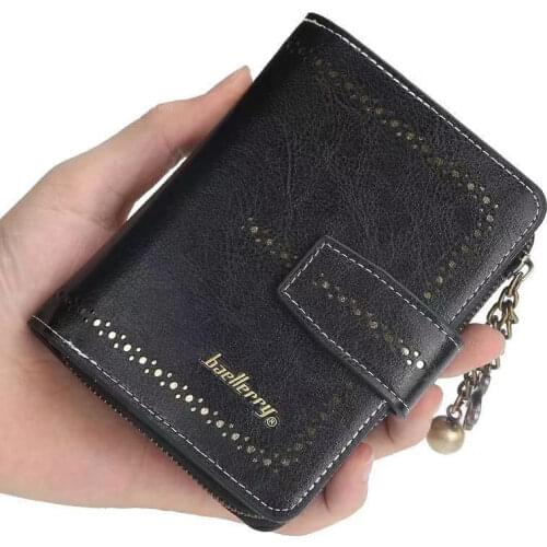 2019 fringed ladies wallet small cute wallet ladies short leather ladies wallet zipper wallet Portefeuille ladies wallet clutch