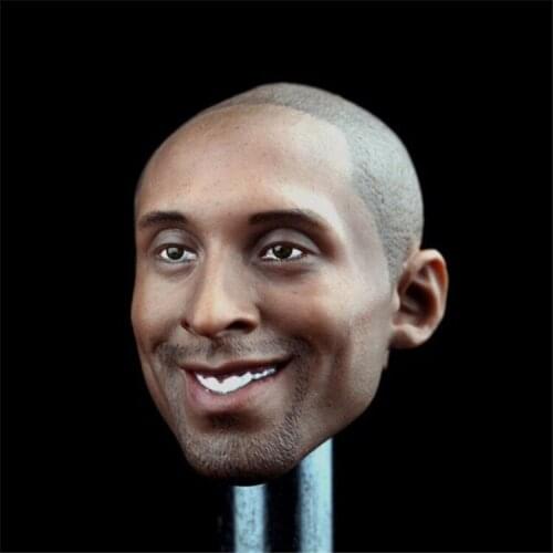 1:6 Kobe Bryant Basketball Star Male Head Sculpt Fit 12'' Action Figure Toy head carved headplay fit 12" action figure body