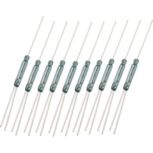 10pcs N/O N/C SPDT Reed Magnetic Switch Switches Replacement 2.5X14MM RI-90