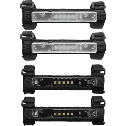 2Pcs LED Roll Bar Mount Dome Light for UTV ATV Truck Off Road Golf Cart Motorcycle Roll Bar Bracket Holder Work Light