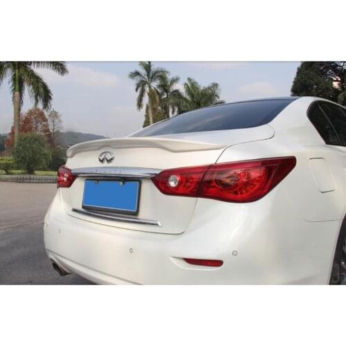 ABS Paint Car Rear Wing Trunk Lip Spoilers For Infiniti Q50 Q50L North American version and Japan version 2014-2016