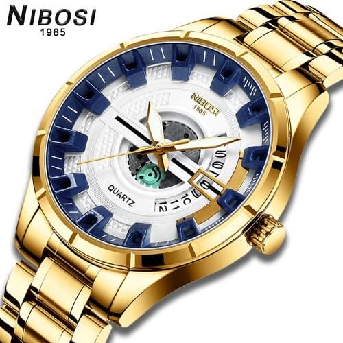 NIBOSI 2020 Top Brand Luxury Mens Watch 30m Waterproof Date Clock Male Sports Watches Men Quartz Wrist Watch Relogio Masculino