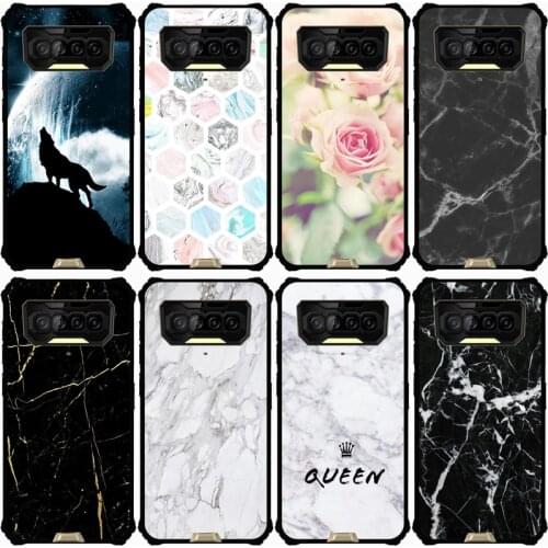 For Oukitel F150 B2021 Case Rose Wolf Cute Patterned Cover Soft Silicon Phone Case for Oukitel Bison Top Quality