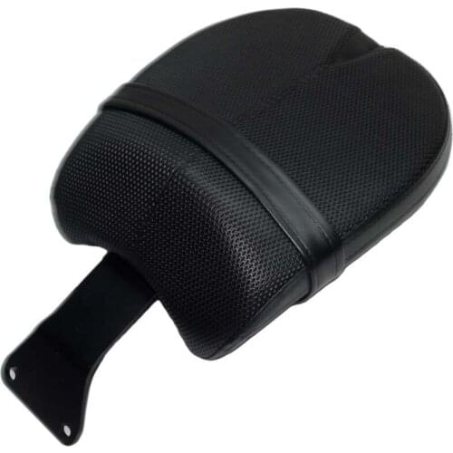 Black Motorcycle Cushion Leather Rear Passenger Pillion Pad Seat For Victory Octane 2017 Models