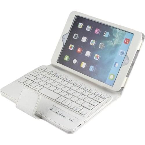 For iPad Mini 1 2 3 4 Luxury Bluetooth Keyboard Case Flip PU Leather Stand Cover for iPad Mini 7.9'' Universal Smart Tablet Case