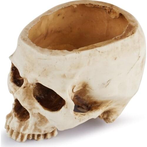 Home Furnishings Resin Skull Halloween Garden Flower Pots