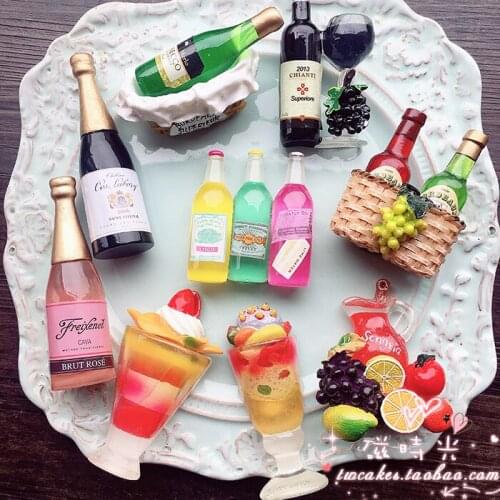 Exported to Europe wine cake, wine basket, fruit cup, refrigerator pasted with magnet
