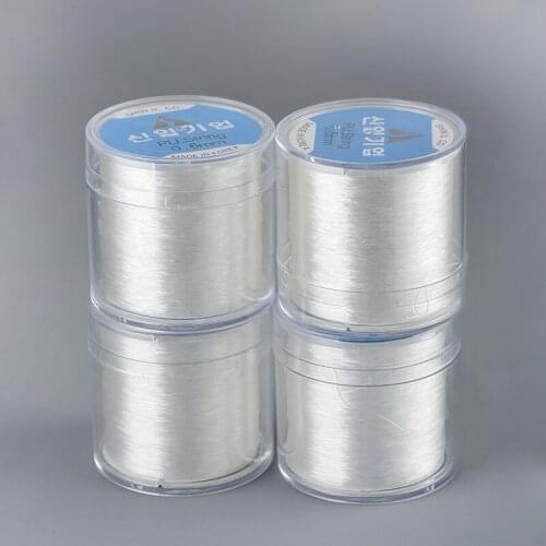South Korea Round Transparent Crystal Fishing Elastic Line High-Grade Beaded Rope Pulling Continuously Diy Handmade