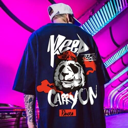 Summer Tide Fat Mens Trend Big Size Mens Loose Fitting Oversize Short Sleeved T-shirt