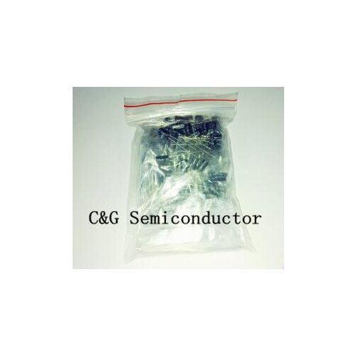 120pcs 1set of 120pcs 12 values 0.22UF-470UF Aluminum electrolytic capacitor assortment kit set pack