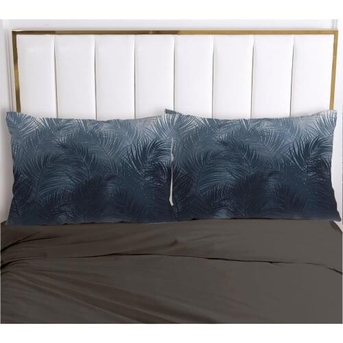 2PCS 3D Pillow Cover 60x70 50x70 Nordic Black Decoration Throw Pillow Cases Bedding PillowCase Customize any size design