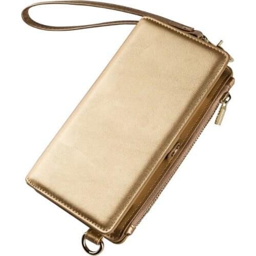 New Creative Leather Phone Case For iPhone 11 Pro 7 8 6 6S Plus X XR XS Max Elegant Wallet Female Messenger Trend Antifall Cover