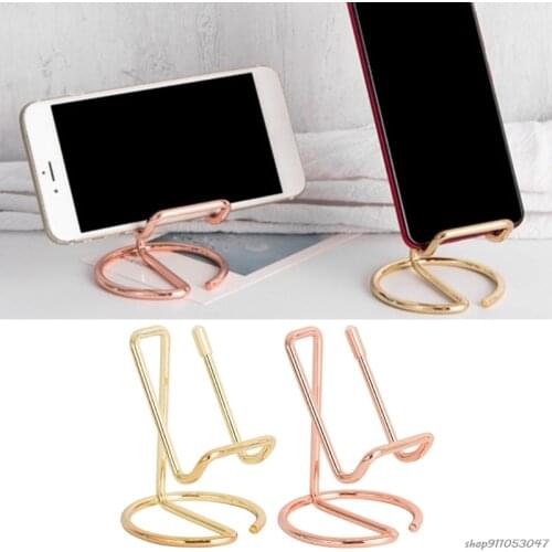 Simple Universal Tablet Mobile Phone Support Holder Cellphone Stand Rack Office Desktop Shelf F4 21 Dropshipping