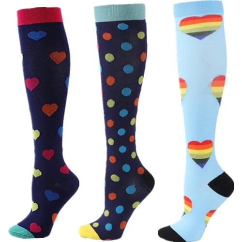 Size S-XXL Compression Stockings Medical Nurse Varicose Veins Edema Diabetes Circulation Nursing Anti Fatigue Compression Socks