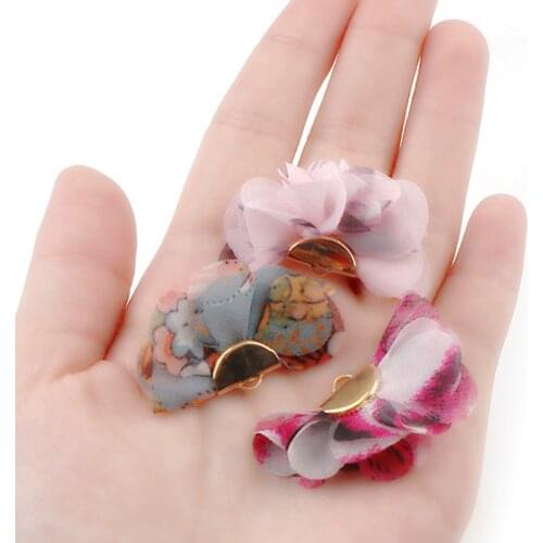 10 Pieces 23*41mm Multicolor Flowers Tassel Pendant Cloth Fabric Tassels Charm Earrings Pendants DIY Jewelry Accessories