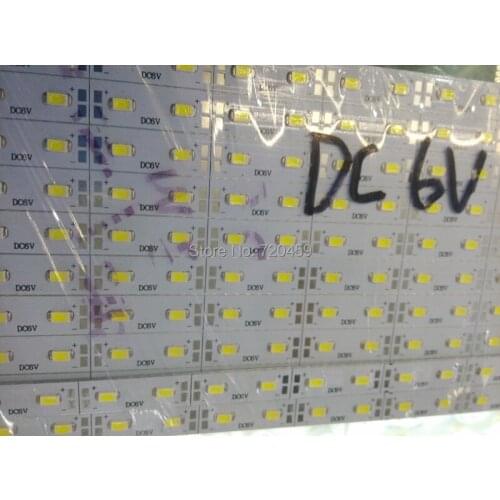 5730 LED Bar Light Non-Waterproof 5730 SMD 30LEDs/50cm LED Rigid Strip DC6V 5730 LED Tube Hard LED Strip Lamp Free shipping