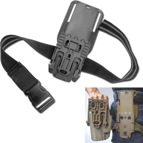 Tactical Thigh Strap Drop Leg Holster QLS 19 22 Mid-low Belt Holster Loop for Safa Series Gun Holster Accessories