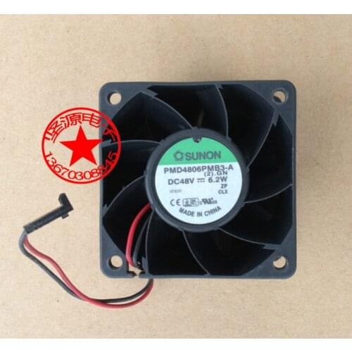 SUNON PMD4806PMB3-A (2).GN DC 48V 6.2W 60x60x38mm Server Cooling Fan