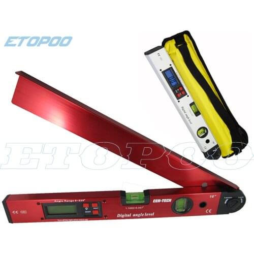 High quality 400mm/16inch Digital Protractor Digital angle level/digital spirit level& Angle Finder color is random