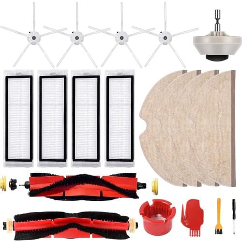 Replacement Parts Compatible with Roborock Mijia Xiao S5 S5 MAX S6 MAX Pure S60 S65 S50 E20 E25 E35 Vacuum Cleaner Accessories