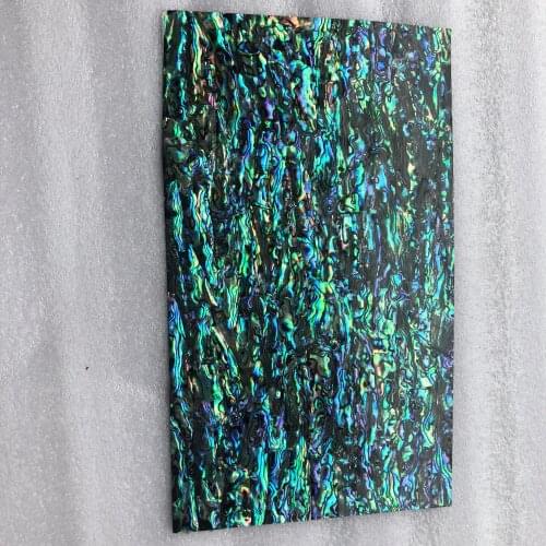 0.5mm Thick 3A Grade New Zealand abalone Paua Shell mother of pearl Laminate sheet, shell veneer self-adhesive paper sticker bac