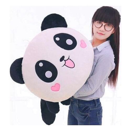 1Pcs Fahsion Cute Giant Panda Soft Plush Pillow Stuffed Animal Toy Doll Pillow Bolster Pillow Valentines Day Gift Kids Gift