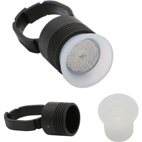 100pcs Disposable Finger Ring Ink Spong Cups Ink Ring Holder Sponge Cups Permanent Makeup Tattoo Ink Accessories
