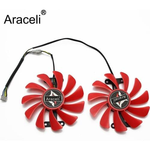2PCS/lot For Gainward GeForce GTX 1070 1070 ti herd edition GPU Cooler Palit GTX 1080 GTX1070 OC Video Alternative Cooling Fan