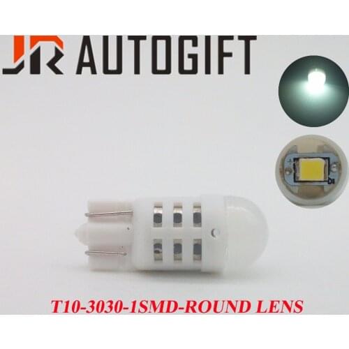4x 6000K White 12V Car Light T10 W5W Led Wedge Bulb 3030 1SMD Auto Dome Reading Parking Lights Sidemarker Sidelight Lamp Bulbs