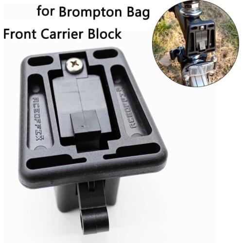 Folding Bike Front Plastic Carrier Block UltraLight for Dahon Brompton Bag Folding Bicycle Bag