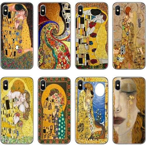 Accessories Cover Case Kiss Gustav Klimt For Xiaomi Mi 11 Note 10 10T 9 9T 8 Pro A2 Lite A3 A1 Poco F1 F2 M3 X3 NFC