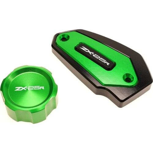 Moto Aluminum Rear Front Brake Cylinder Brake Cap For Kawasaki NINJA ZX25R 2021 Fluid Reservoir Cover