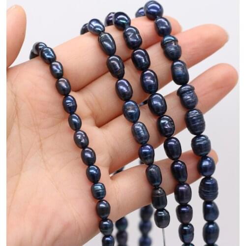 AA High Quality Natural Freshwater Pearl Rice-Shaped Loose Beads For Jewelry Making DIY Bracelet Earring Necklace Accessory